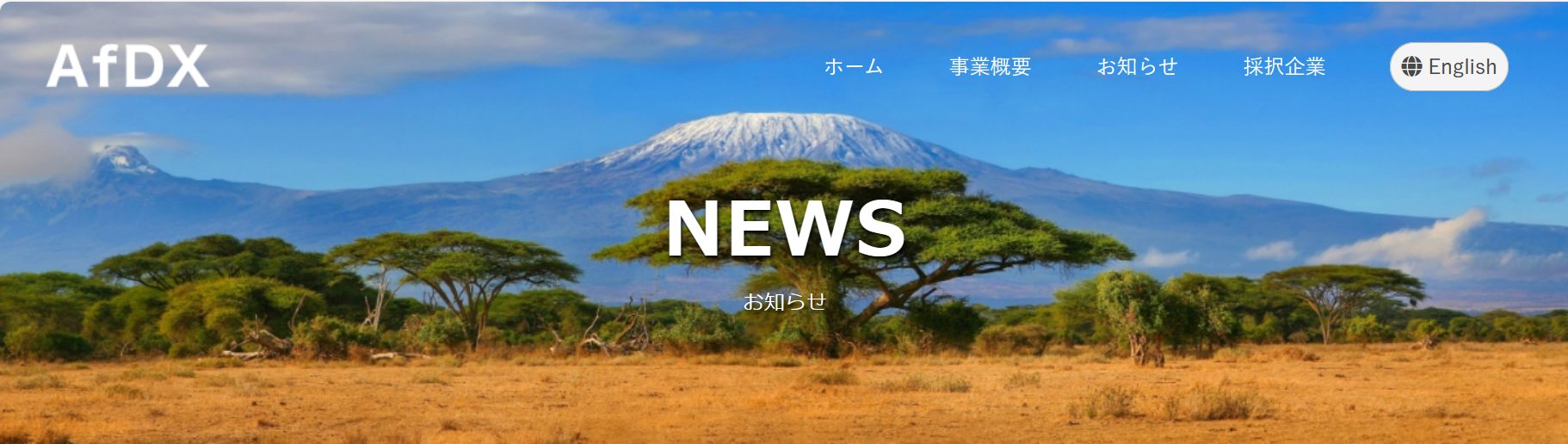 経済産業省AfDX「アフリカ等市場活力取り込み事業実施可能性調査事業」の報告会を開催（2024年1月26日（金）10:30～、オンライン）